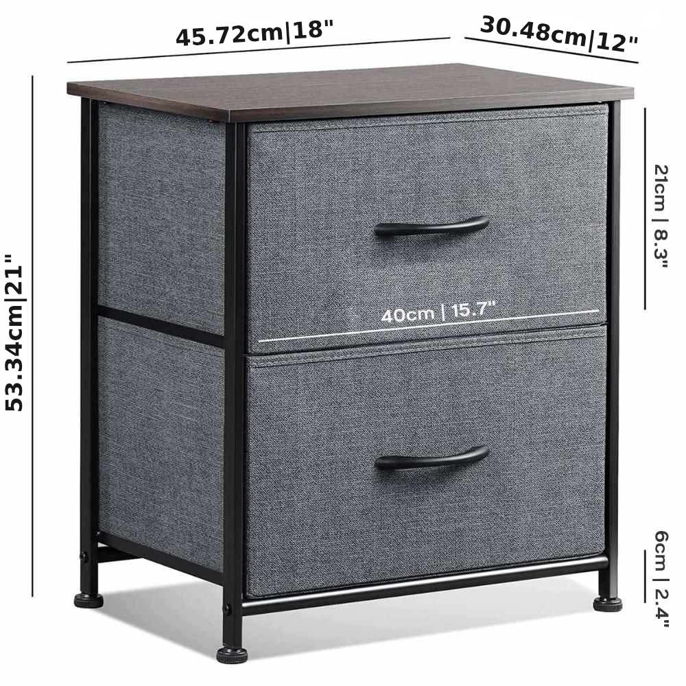 Nightstand Set - Dark Gray: image 9
